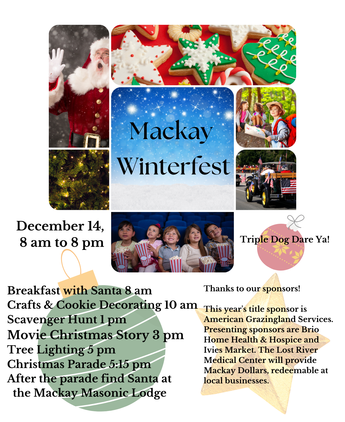 full schedule of Winterfest 2024 on December 14